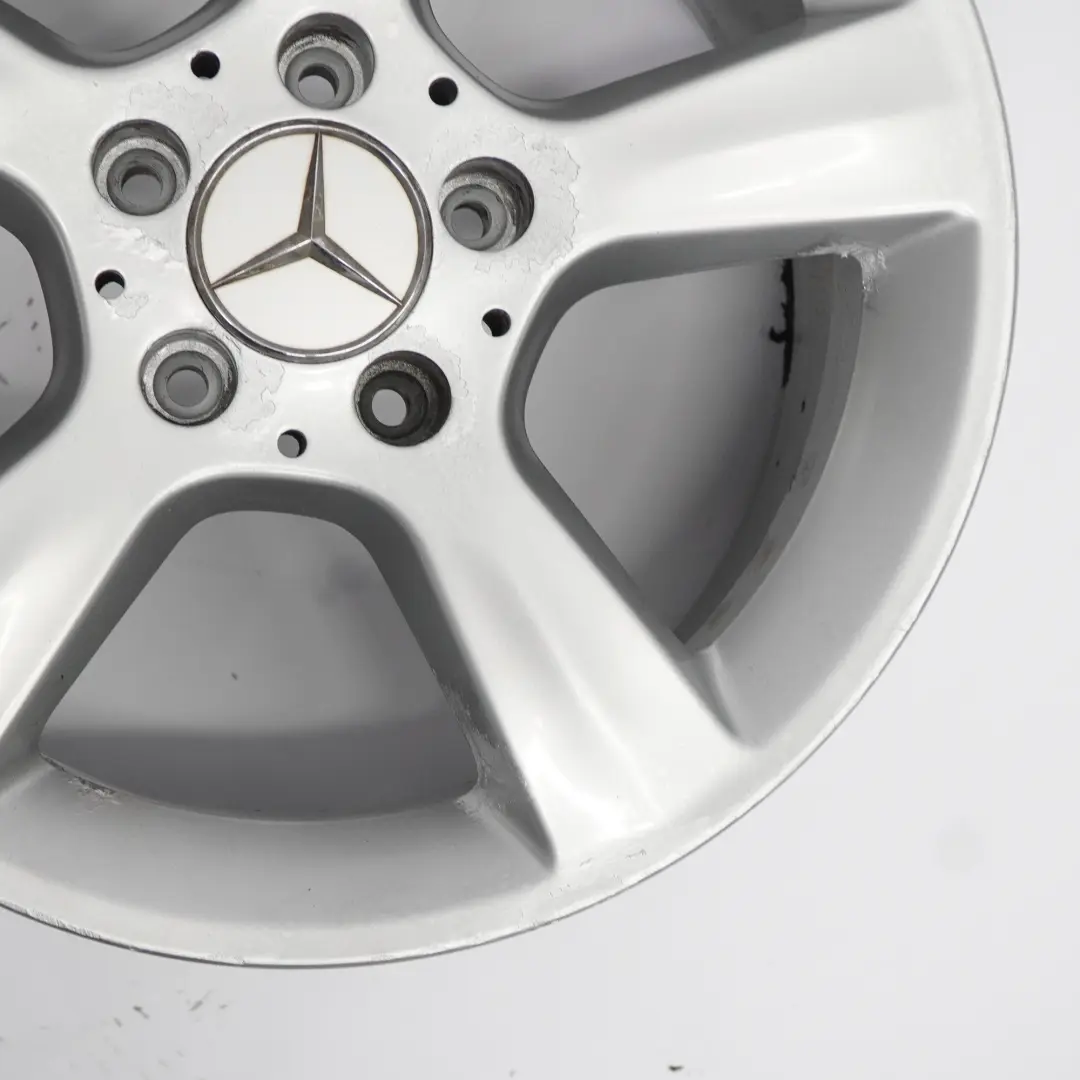 Mercedes W203 Silberne Leichtmetallfelge 5 Speichen 16" ET:32 8J A2034013102