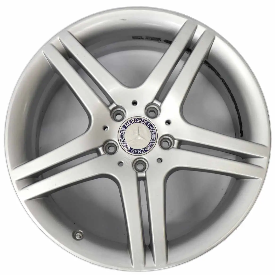 Mercedes W203 Plateado De 5 Radios Dobles 18" ET:36 7,5J A2034015502