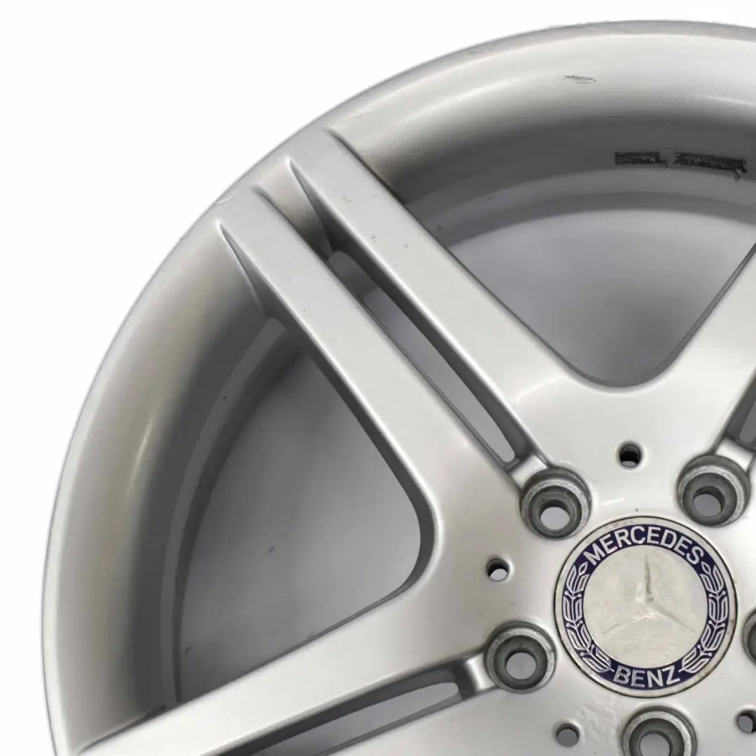 Mercedes W203 Plateado De 5 Radios Dobles 18" ET:36 7,5J A2034015502