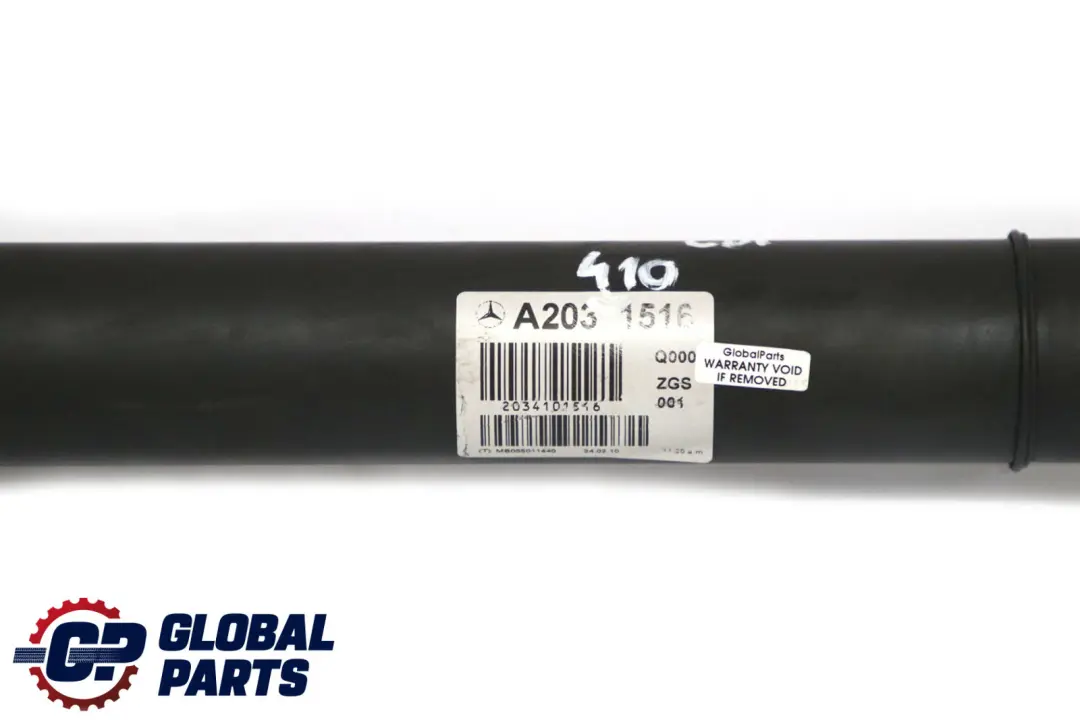 Mercedes C Class W203 220 CDI Drive Prop Shaft Propshaft Automatic A2034101516