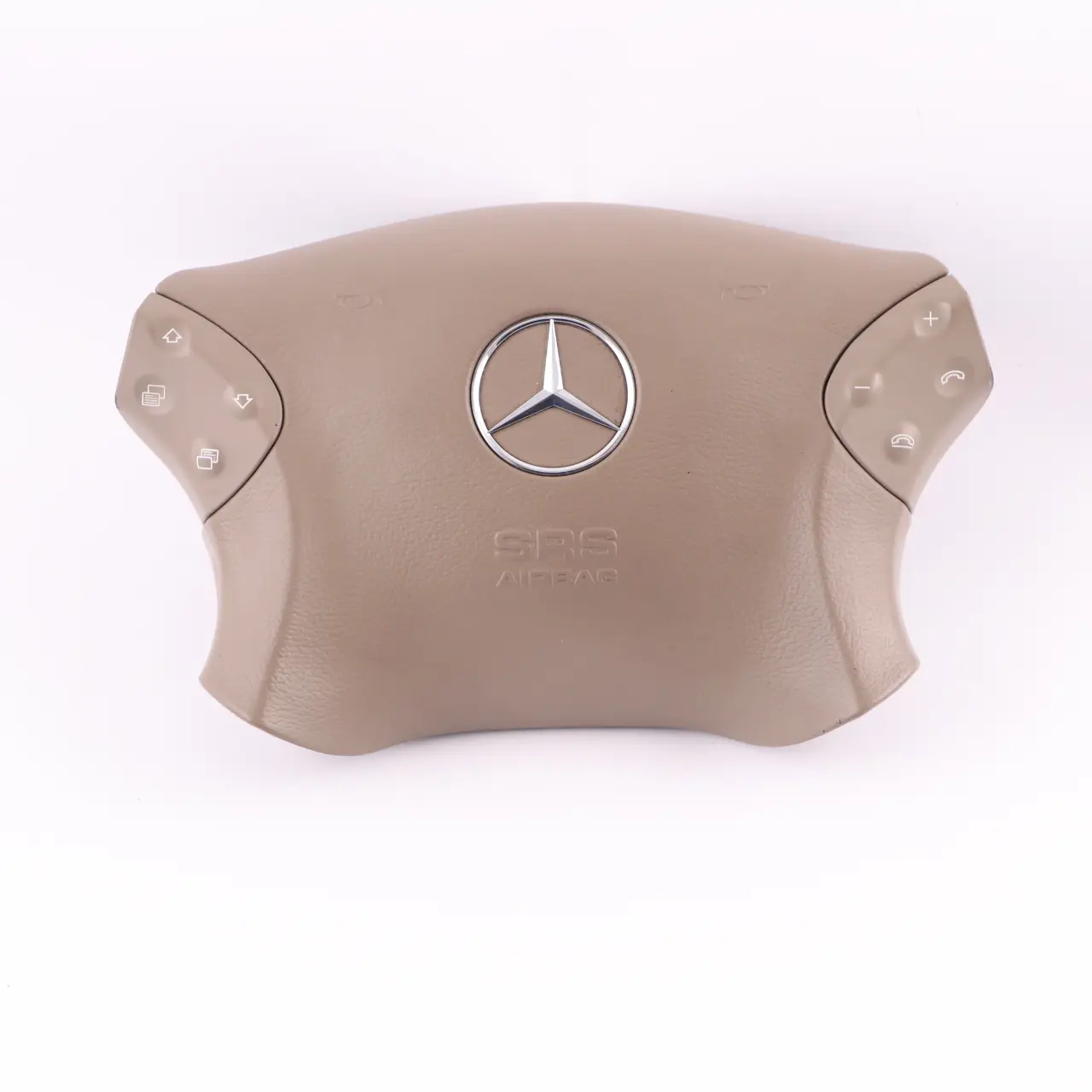 Mercedes W203 Steering Wheel Air Module Beige Trim Panel Cover A2034601898