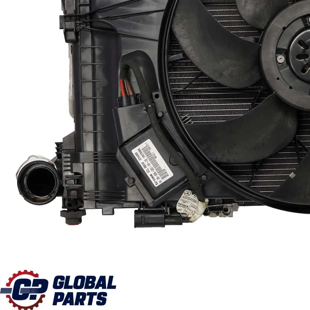 Mercedes-Benz C-Class W203 Engine Cooling Radiator Pack Blower Fan A2035000293