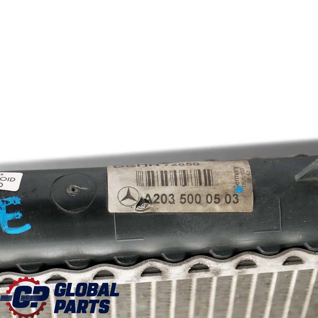 Mercedes W203 Engine Cooling Coolant Radiator A2035000503