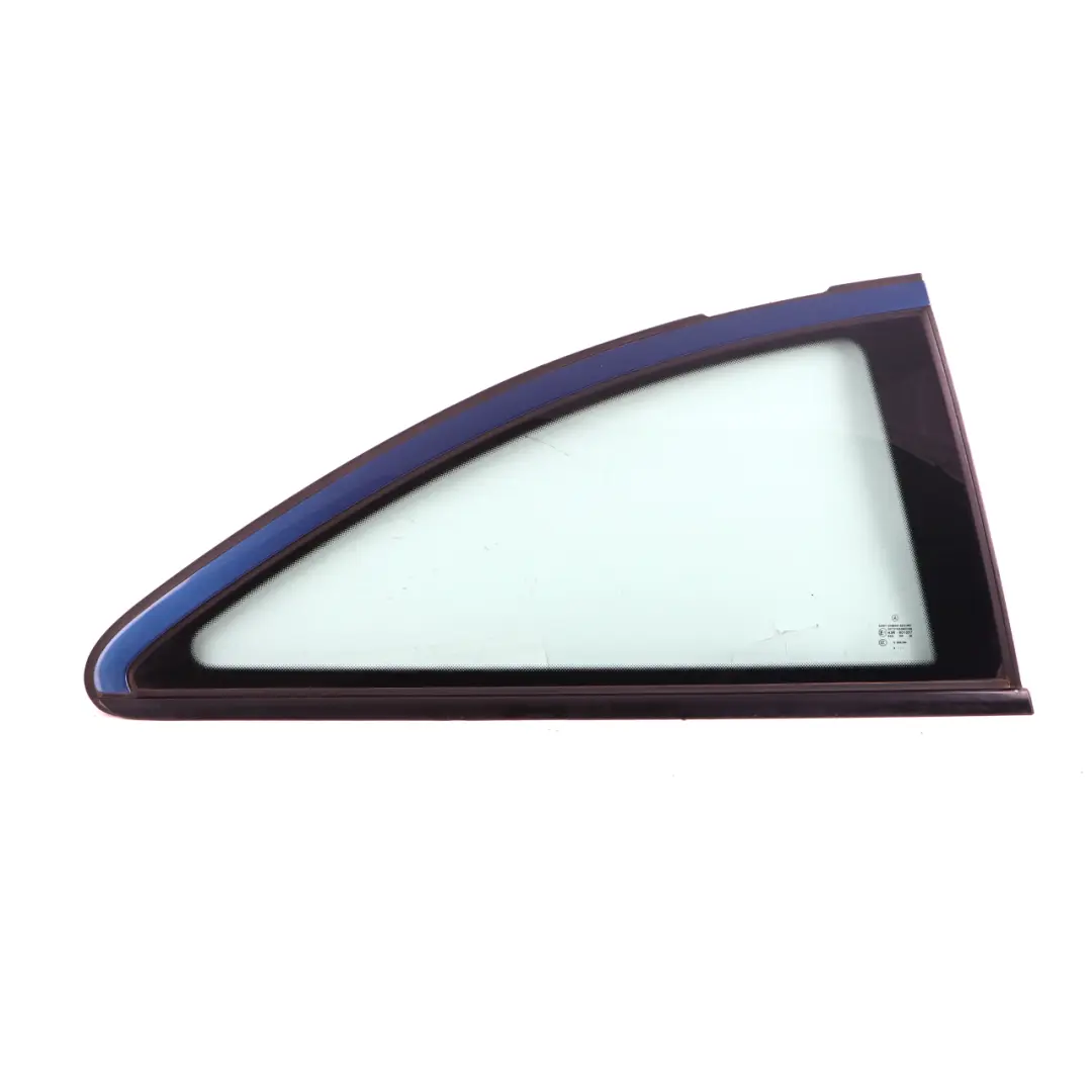 Window Mercedes CL203 Rear Right O/S FIxed Window Glass AS2 Jaspis Blue 345