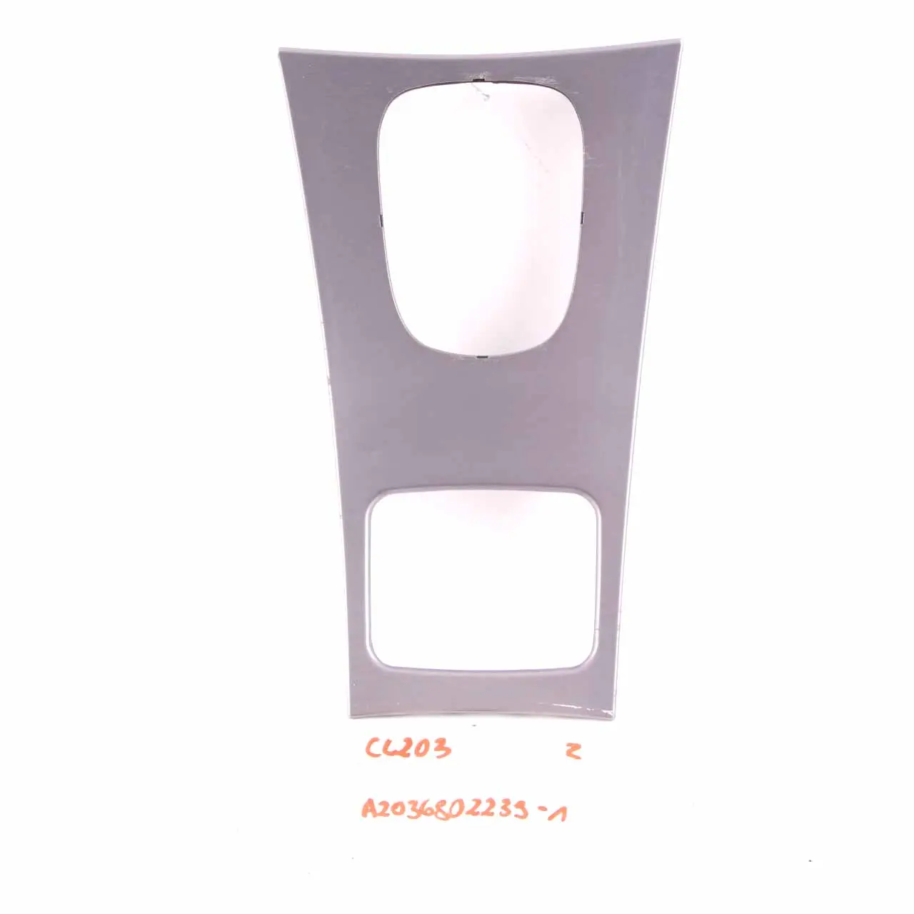 Mercedes CL203 Centre Console Trim Frame Cover Panel Gear Alu 1 A2036802239