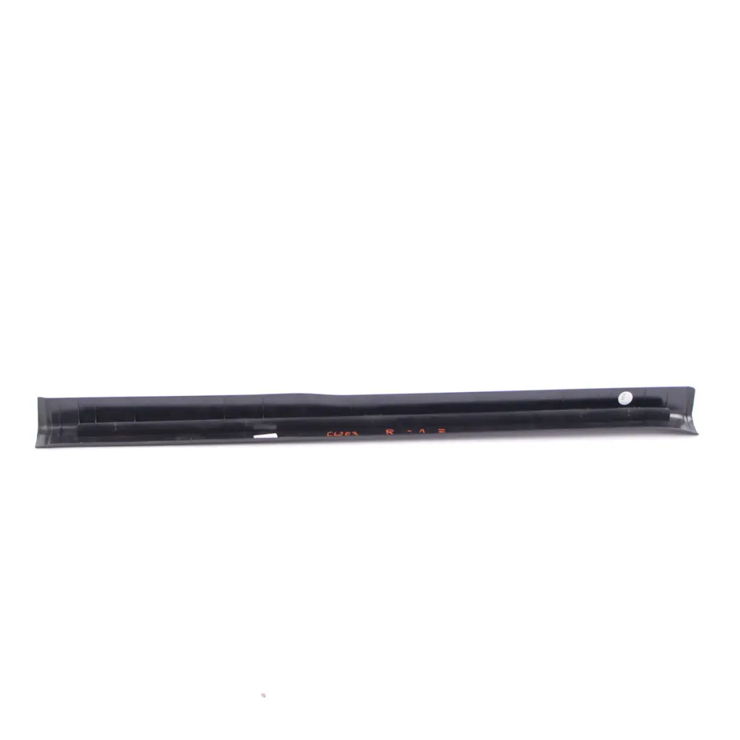 Mercedes CL203 Rail Door Step Sill Right O/S Strip Cover Trim Black A2036862036