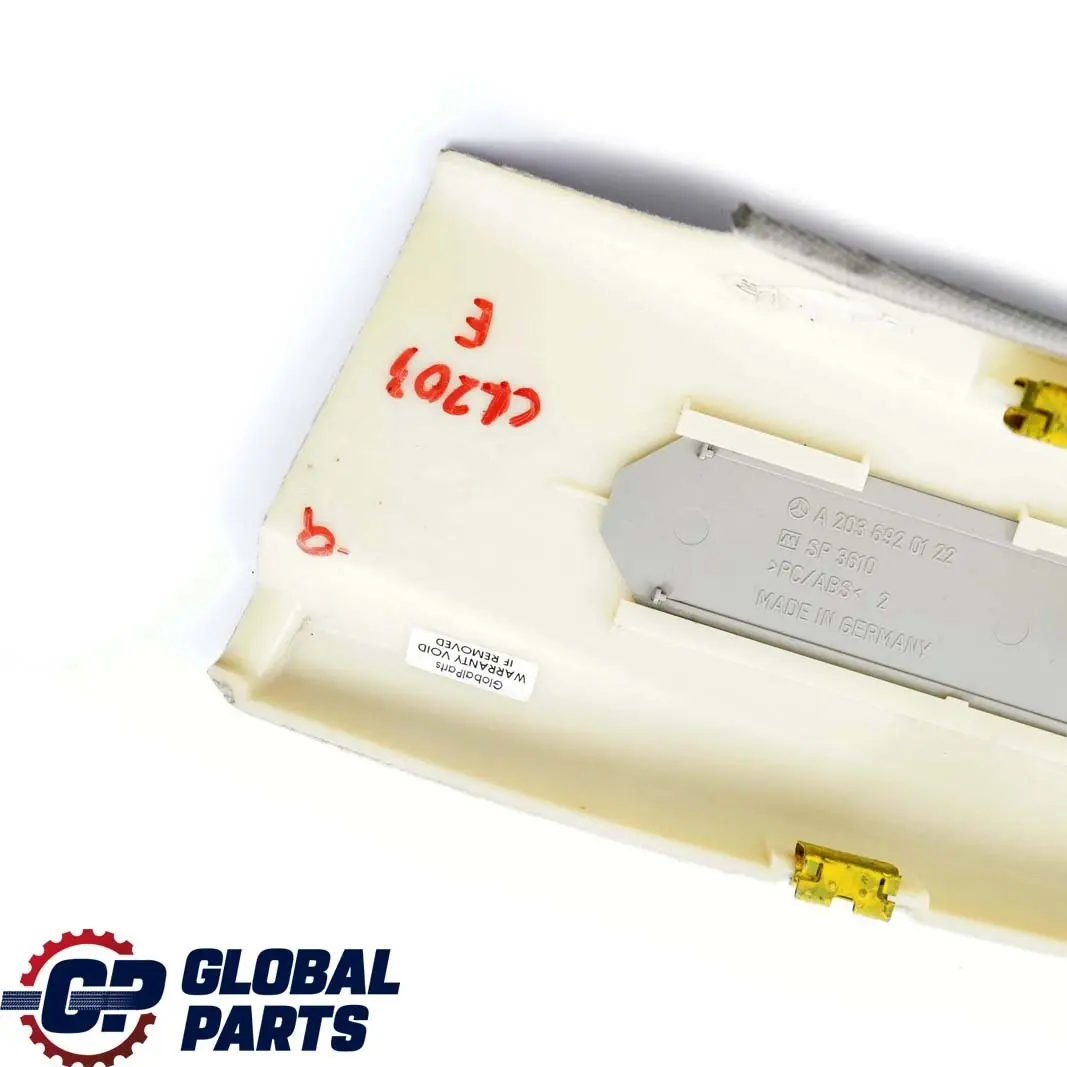 Mercedes-Benz CL203 Right O/S B-Pillar Column Trim Panel Quartz A2036904425