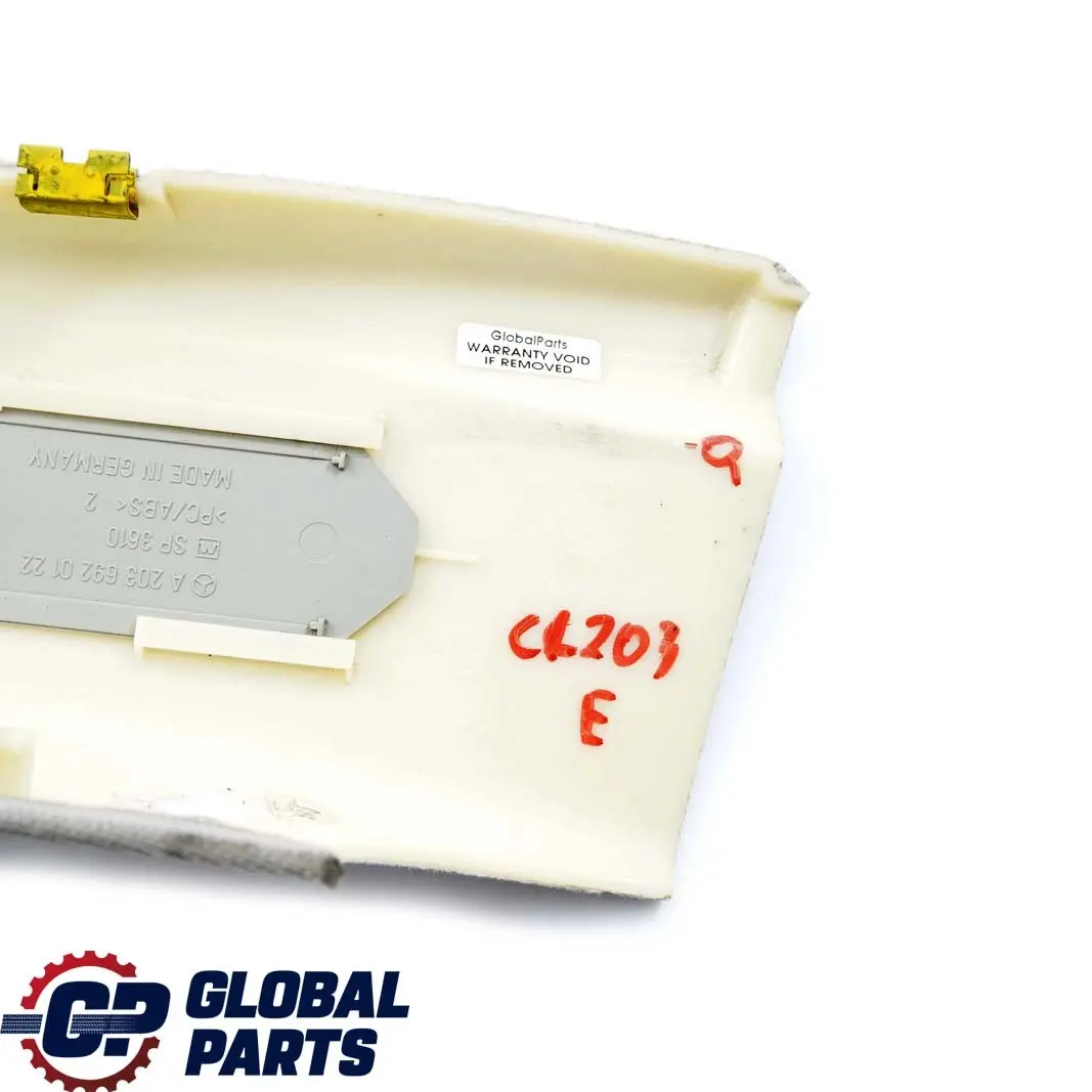 Mercedes-Benz CL203 Right O/S B-Pillar Column Trim Panel Quartz A2036904425