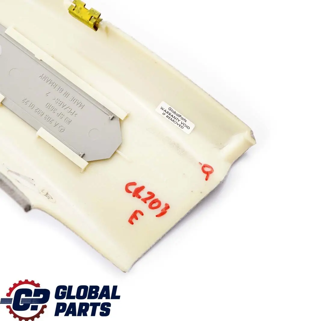 Mercedes-Benz CL203 Right O/S B-Pillar Column Trim Panel Quartz A2036904425