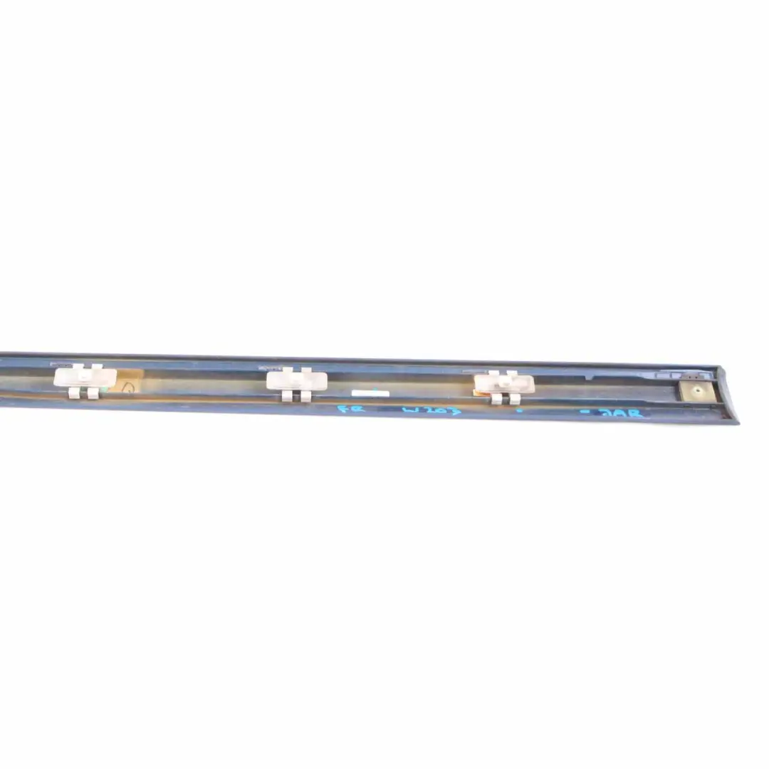 Mercedes W203 Door Trim Moulding Strip Front Right O/S Cover Jaspis Blue - 345