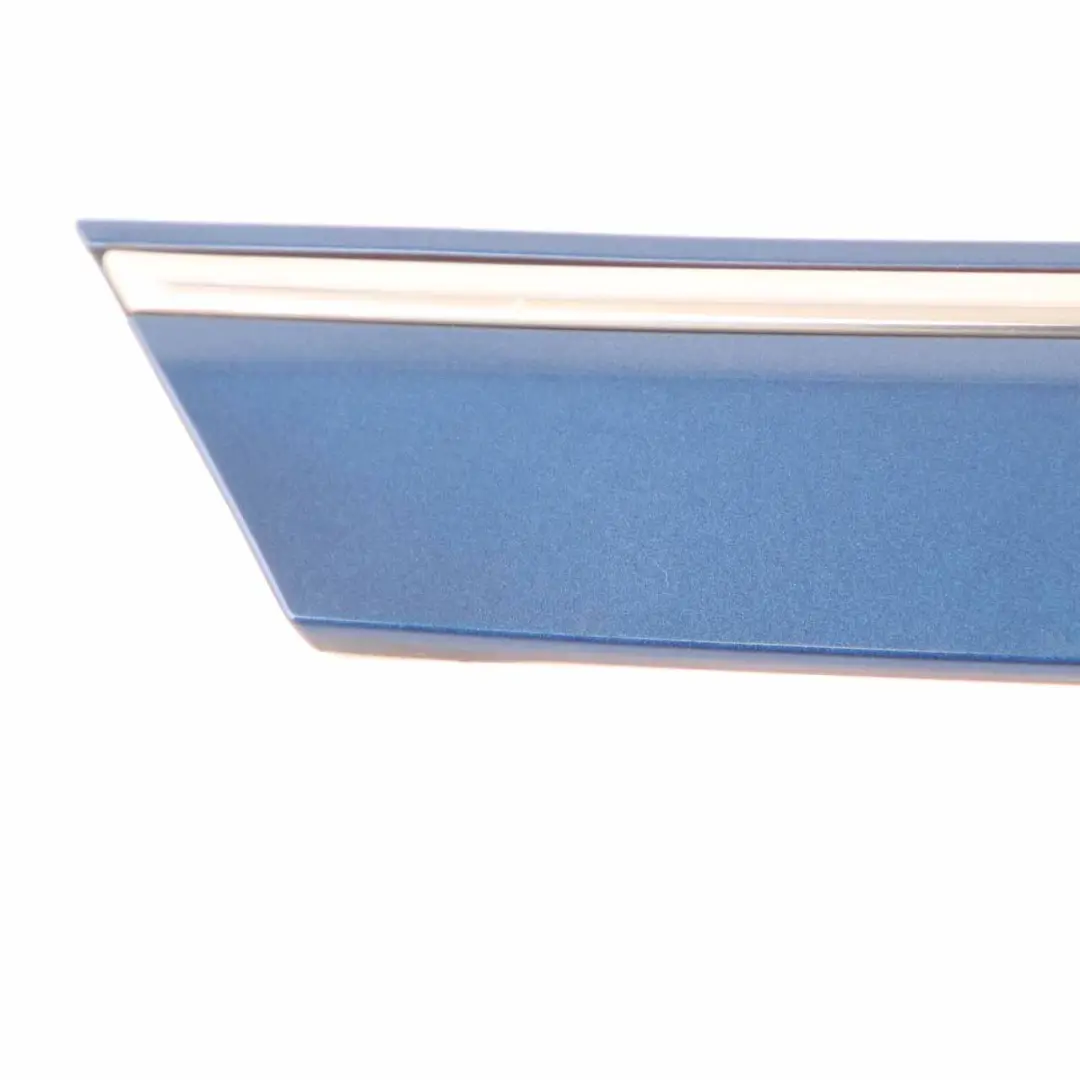 Mercedes W203 Door Trim Molding Strip Rear Right O/S Cover Jaspisblau Blue 345