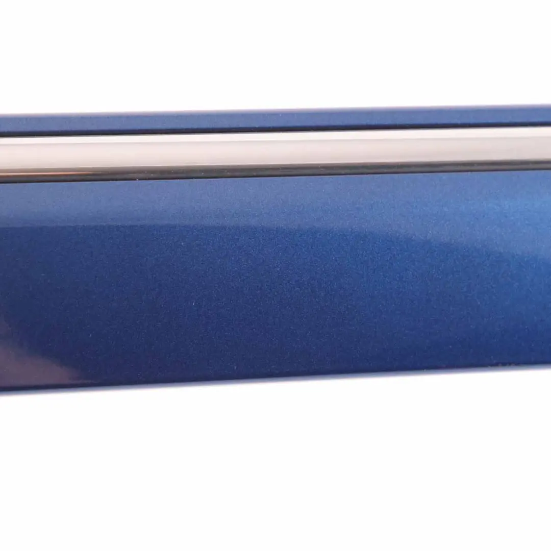 Mercedes W203 Door Trim Molding Strip Rear Right O/S Cover Jaspisblau Blue 345