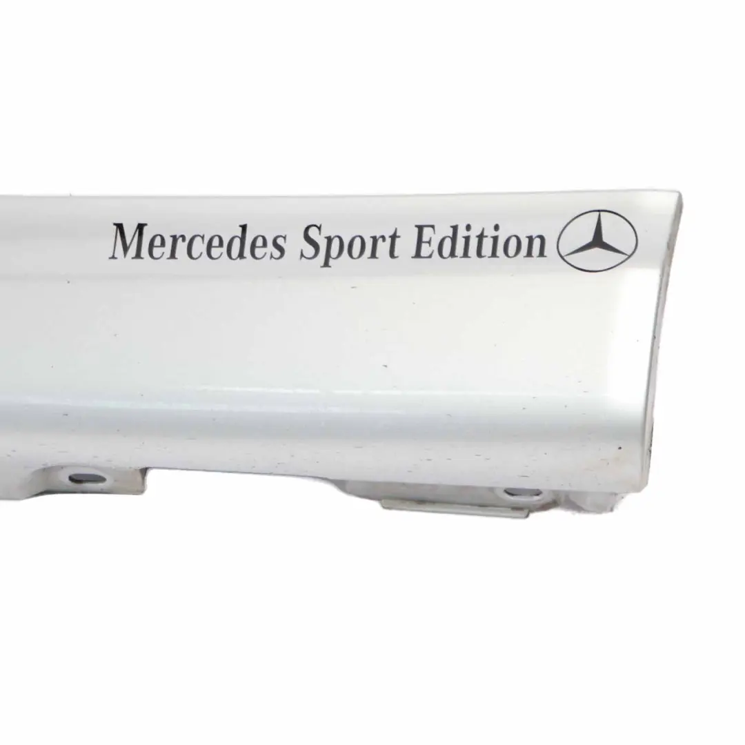 Mercedes CL203 Side Skirt Cover Sill Trim Panel Left N/S Iridium Silver - 775