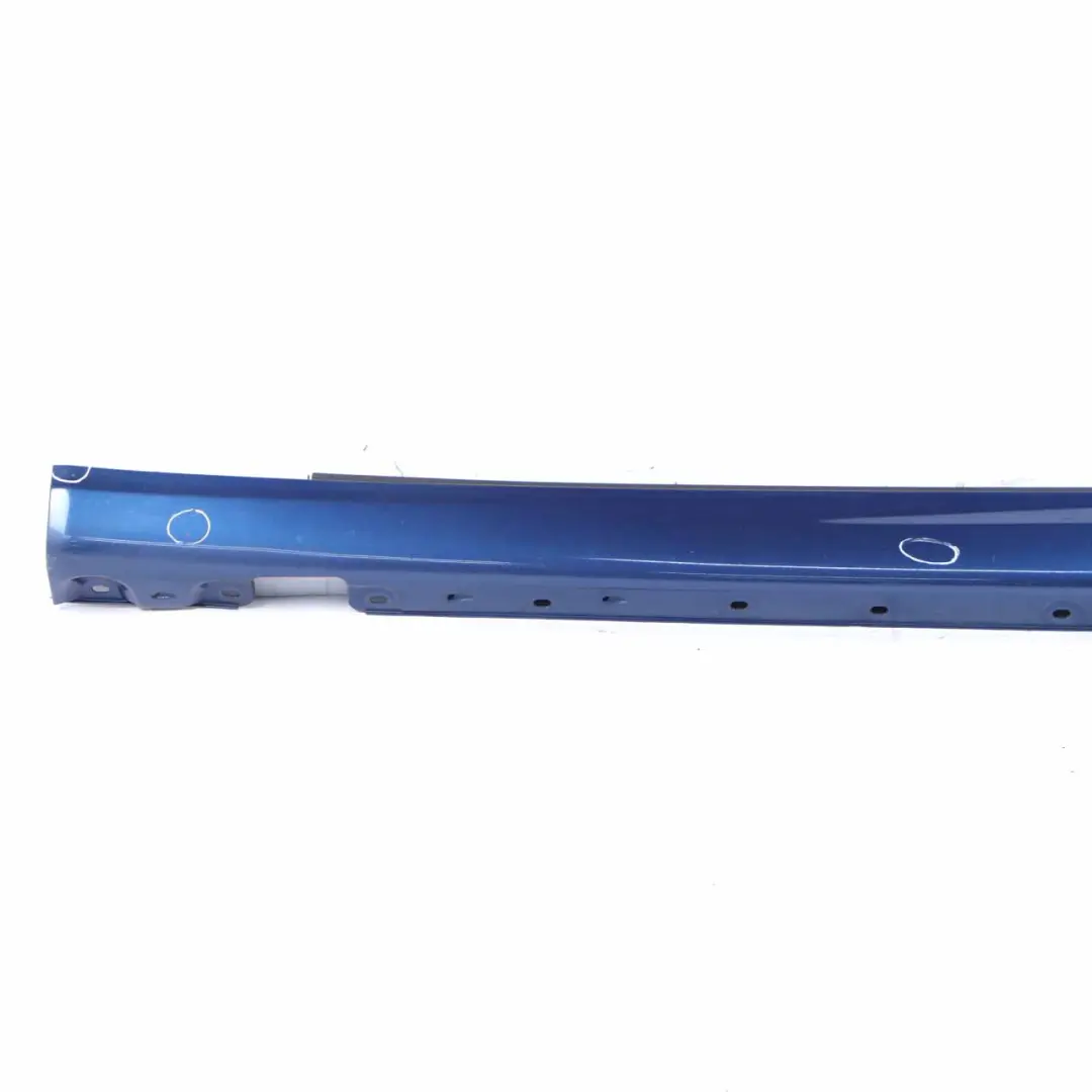 Mercedes CLC CL203 Sill Side Cover Skirt Left N/S Jaspisblau Blue Metallic - 345