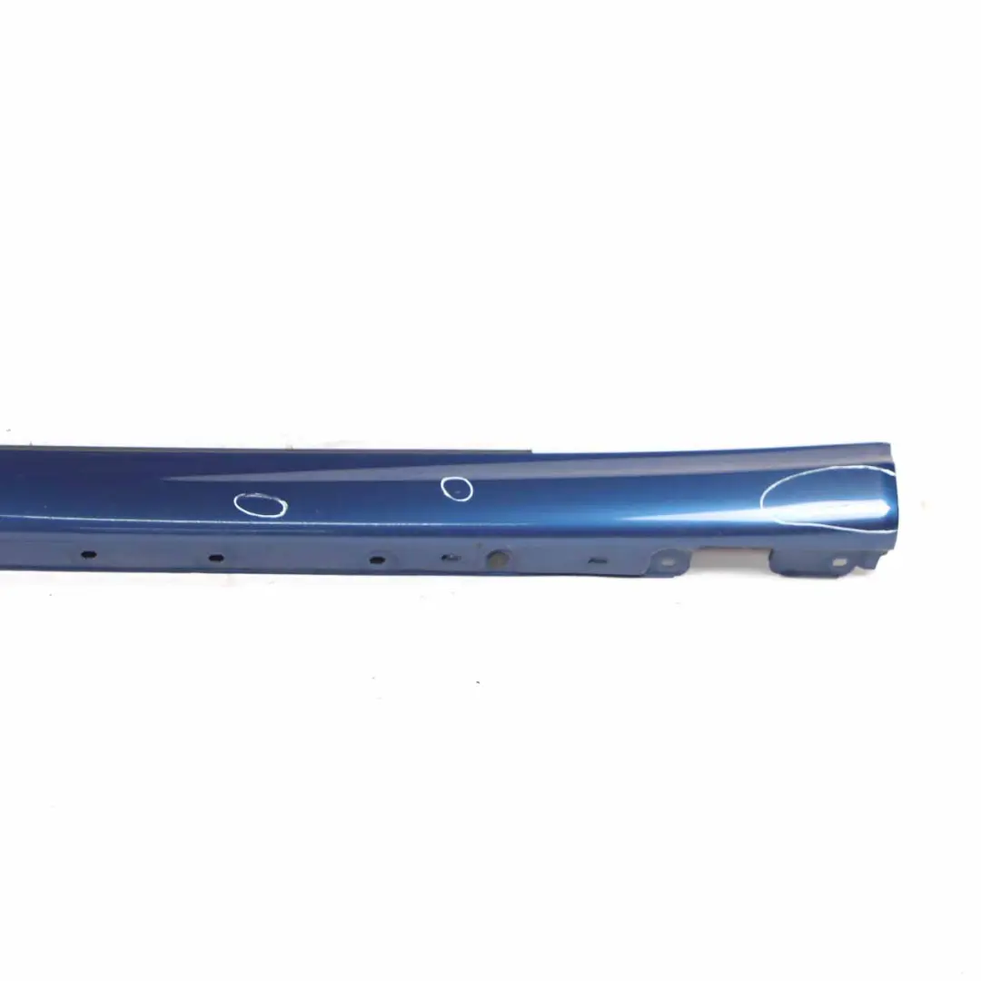 Mercedes CLC CL203 Sill Side Cover Skirt Left N/S Jaspisblau Blue Metallic - 345