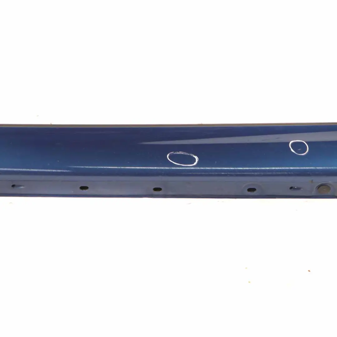 Mercedes CLC CL203 Sill Side Cover Skirt Left N/S Jaspisblau Blue Metallic - 345