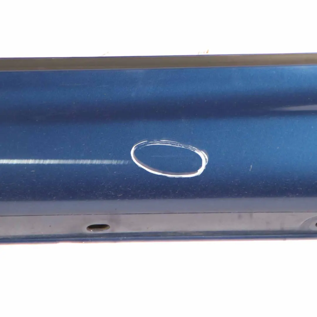 Mercedes CLC CL203 Sill Side Cover Skirt Left N/S Jaspisblau Blue Metallic - 345