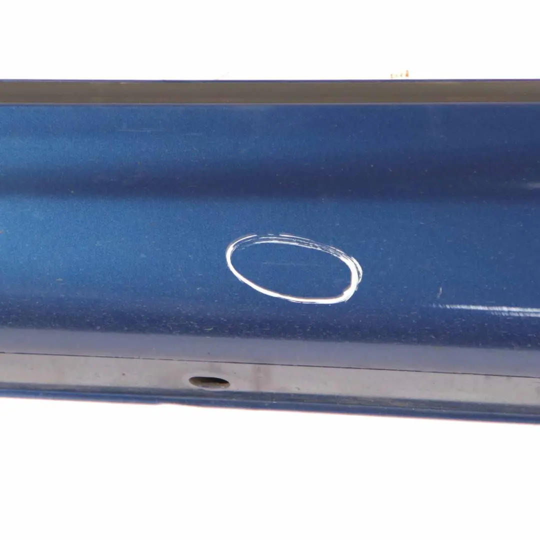 Mercedes CLC CL203 Sill Side Cover Skirt Left N/S Jaspisblau Blue Metallic - 345