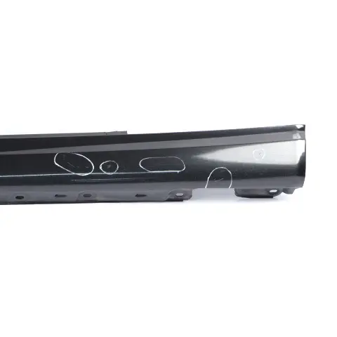 Mercedes CL203 Side Skirt Cover Sill Trim Panel Left N/S Obsidian Black - 197