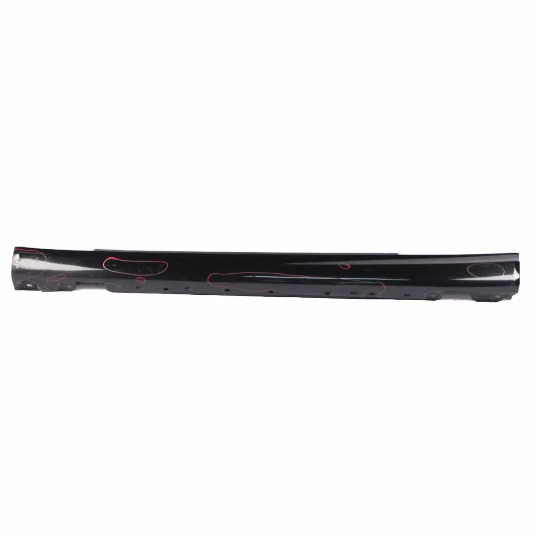 Mercedes CL203 Side Skirt Cover Sill Trim Panel Left N/S Schwarz Black - 040