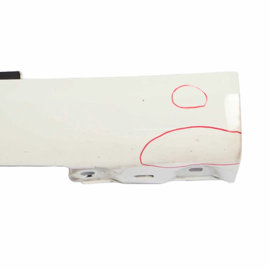 Mercedes CL203 Side Skirt Cover Sill Trim Panel Right O/S Calcite White - 650