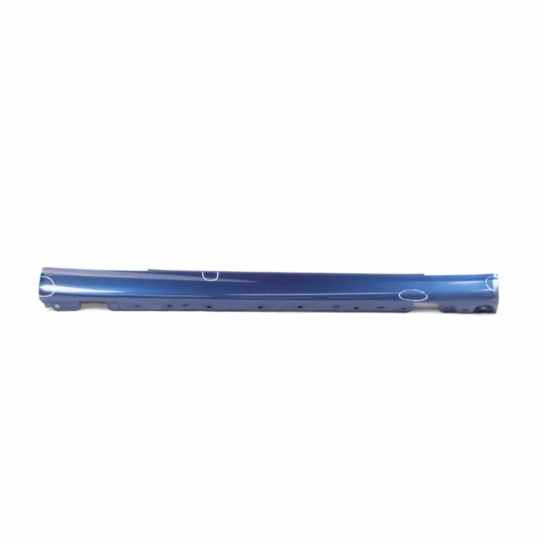 Mercedes CL203 Side Skirt Cover Sill Trim Panel Right O/S Jaspis Blue - 345