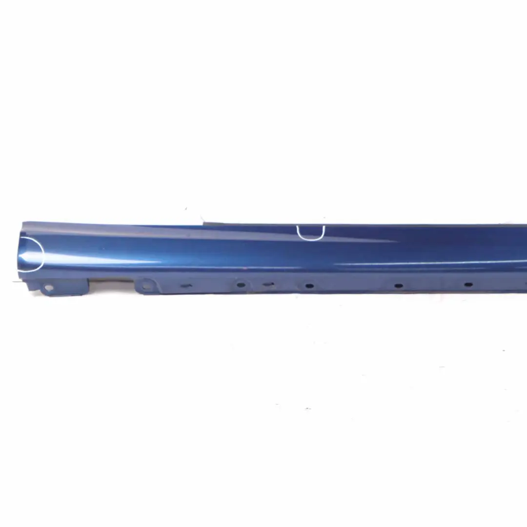 Mercedes CL203 Side Skirt Cover Sill Trim Panel Right O/S Jaspis Blue - 345