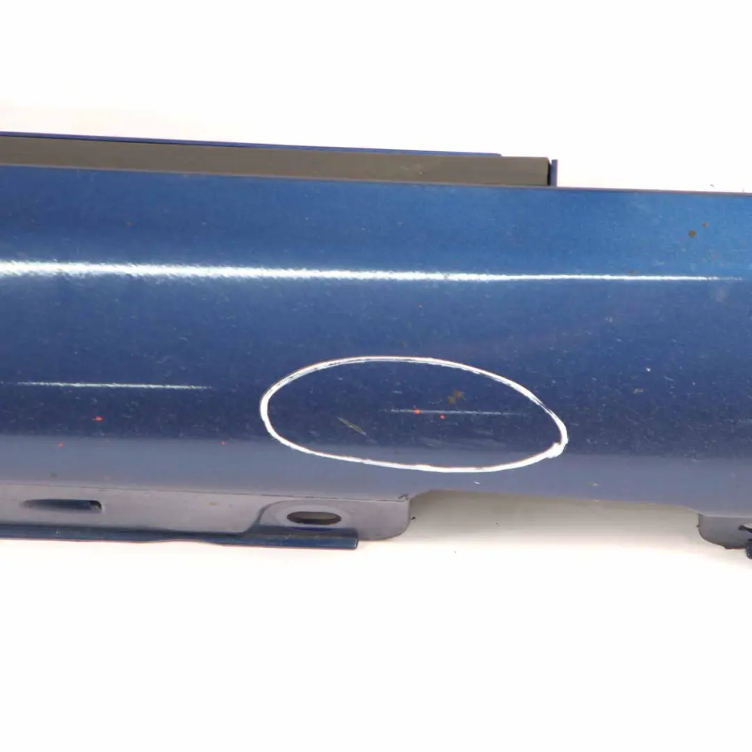 Mercedes CL203 Side Skirt Cover Sill Trim Panel Right O/S Jaspis Blue - 345