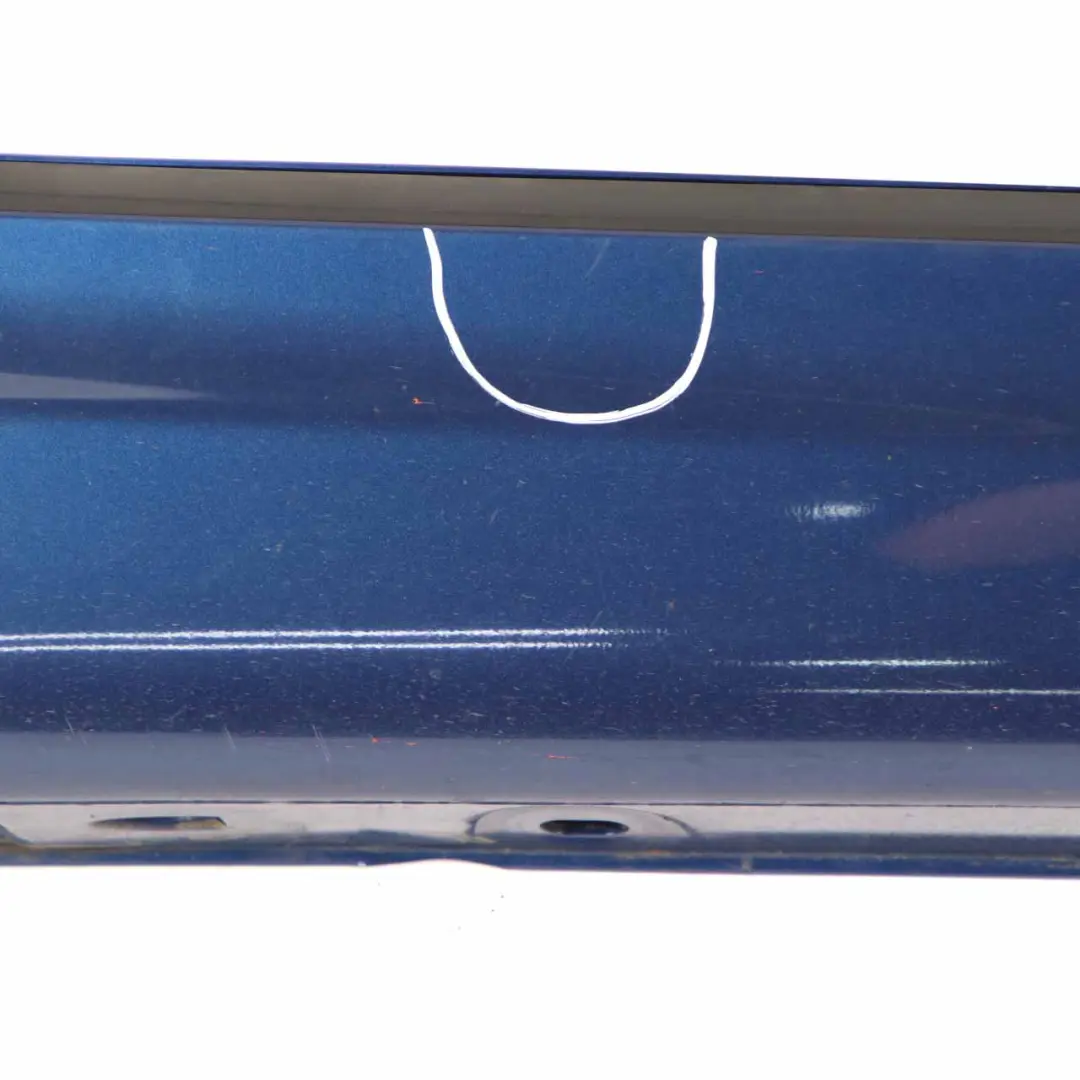 Mercedes CL203 Side Skirt Cover Sill Trim Panel Right O/S Jaspis Blue - 345