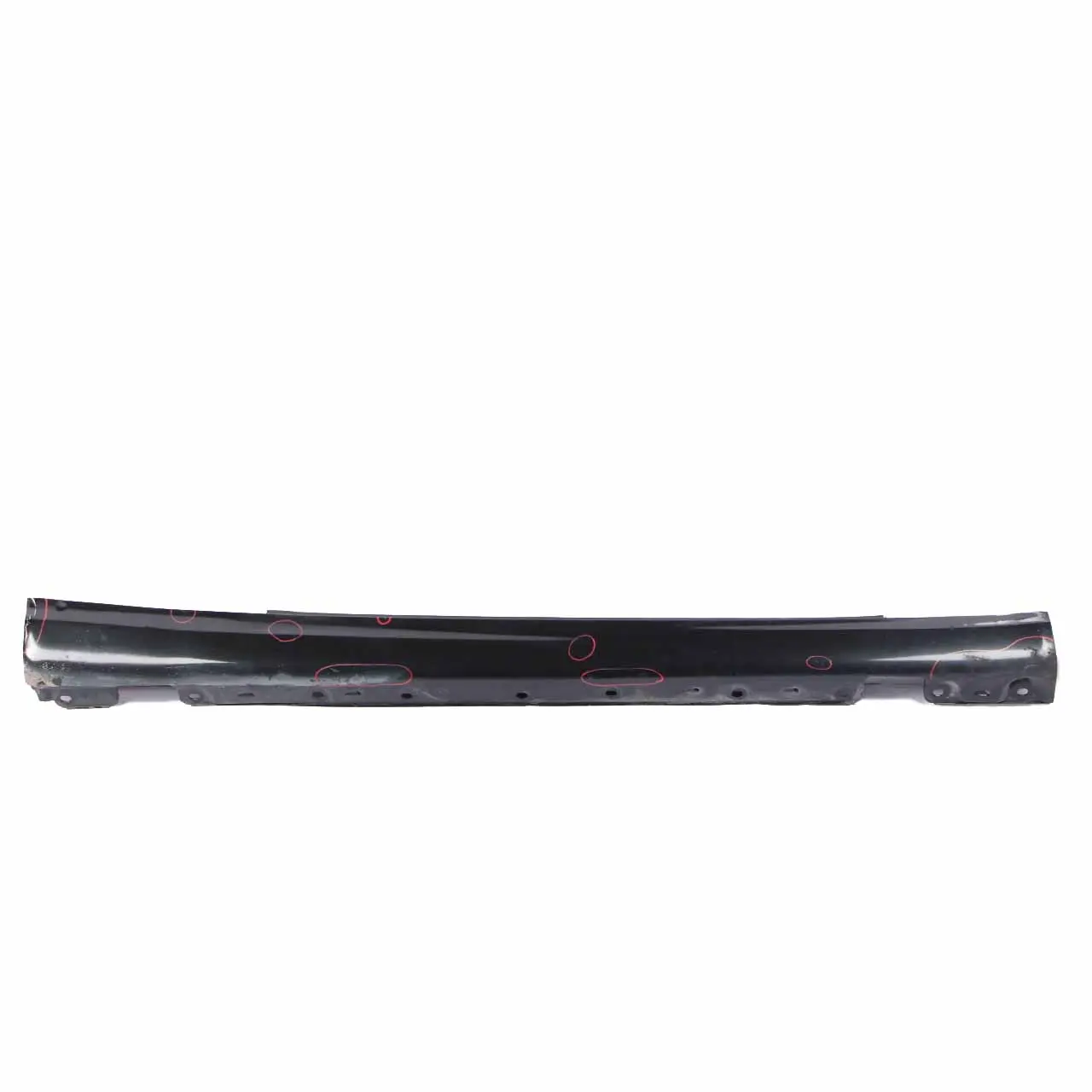 Mercedes CL203 Side Skirt Cover Sill Trim Panel Right O/S Obsidian Black - 197