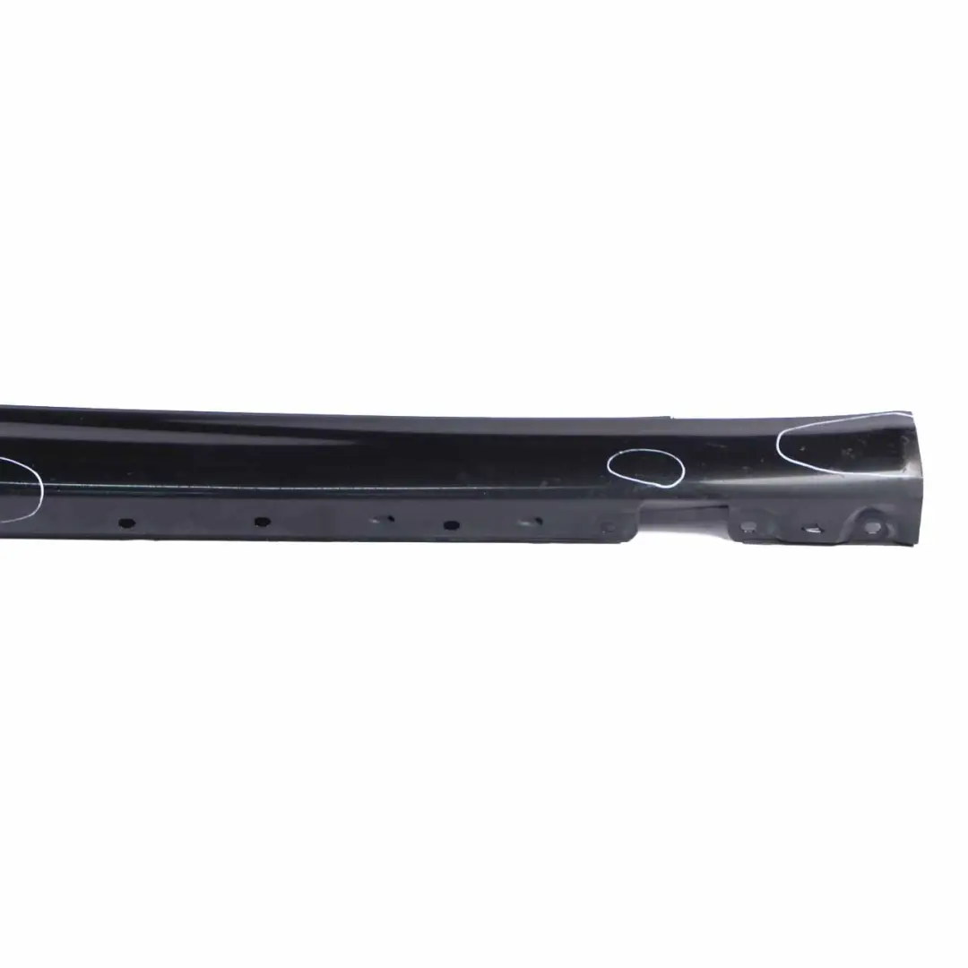 Mercedes CL203 Side Skirt Cover Sill Trim Panel Right O/S Schwarz Black - 040