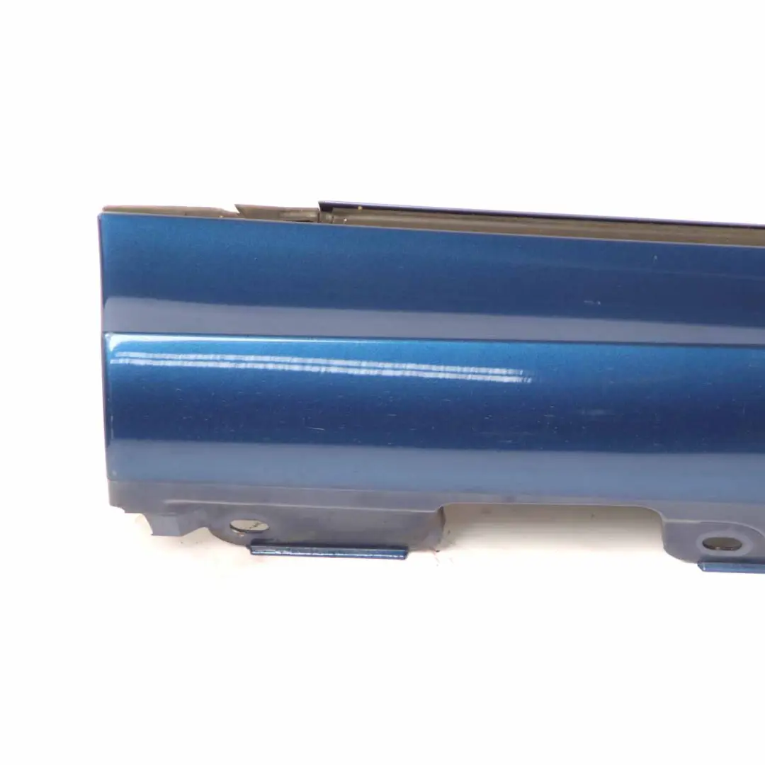 Mercedes W203 Door Sill Side Cover Skirt Right O/S Jaspis Blue Metallic - 345