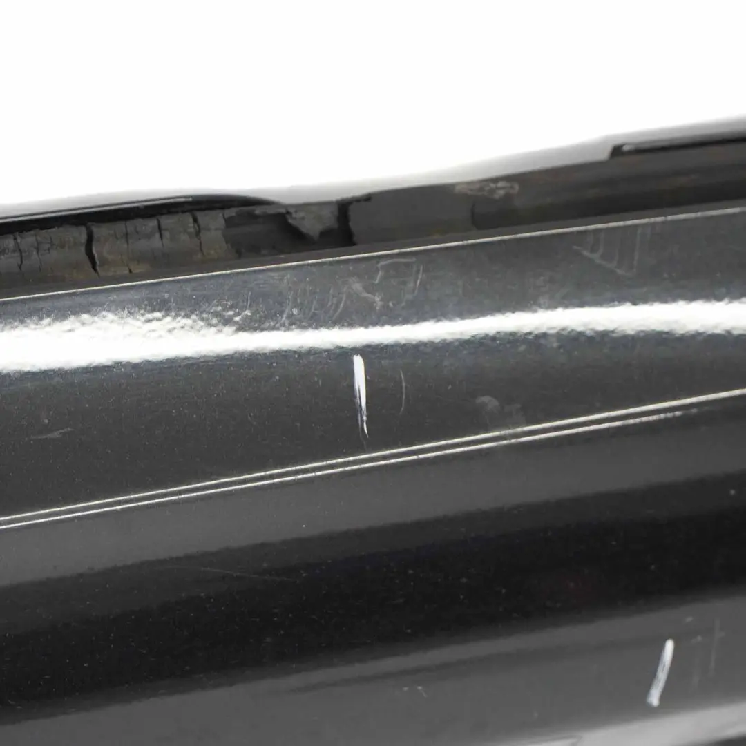 Mercedes W203 Door Sill Side Cover Skirt Right O/S Obsidian Black Metallic - 197