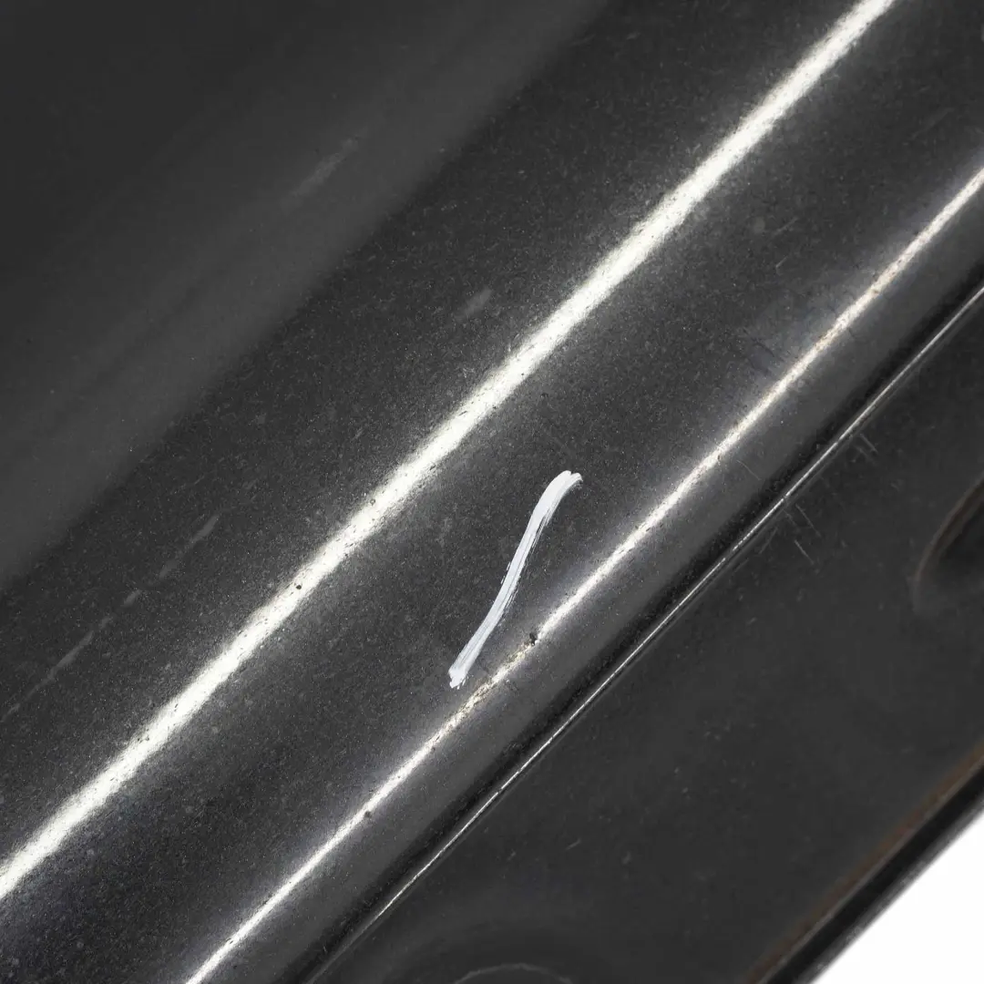 Mercedes W203 Door Sill Side Cover Skirt Right O/S Obsidian Black Metallic - 197