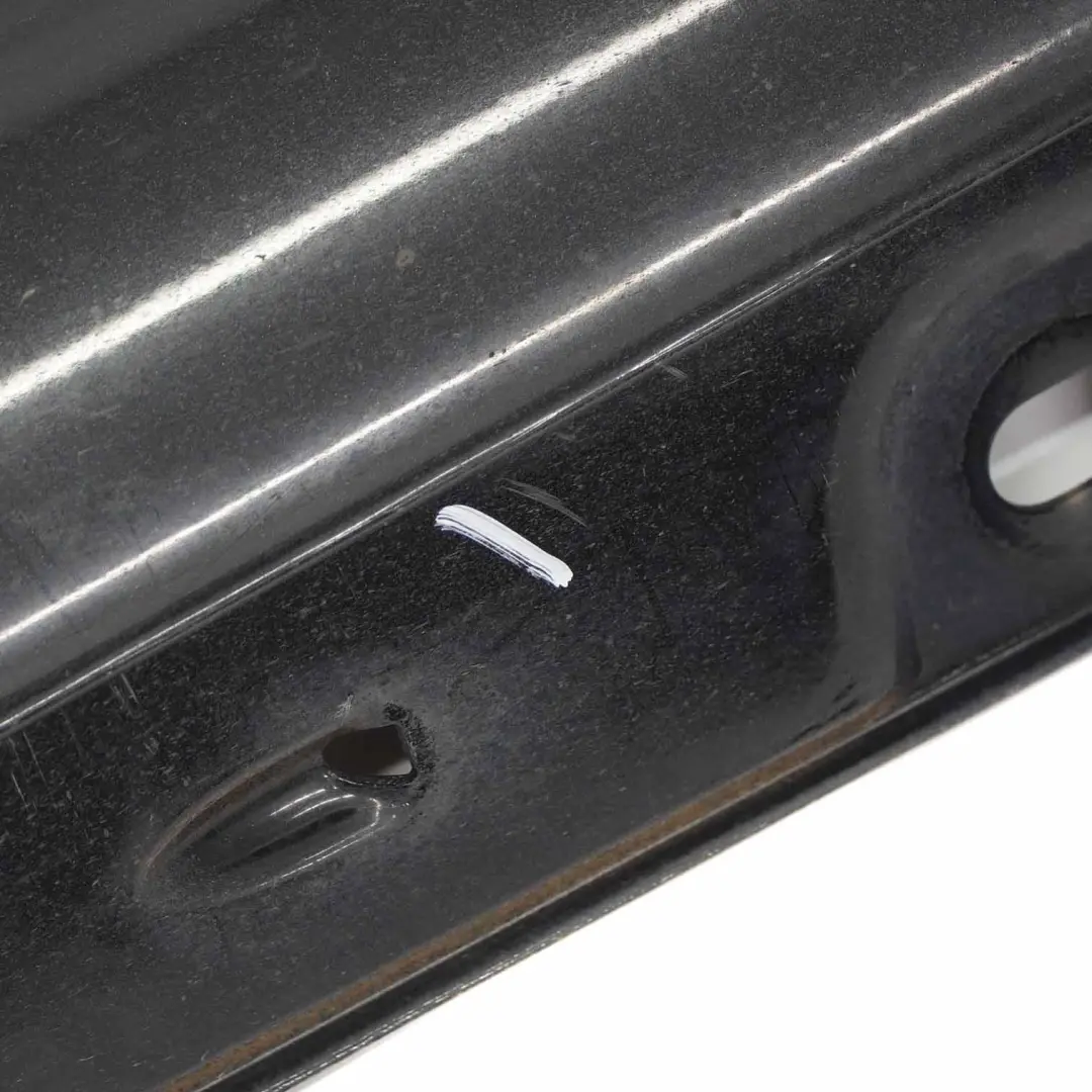 Mercedes W203 Door Sill Side Cover Skirt Right O/S Obsidian Black Metallic - 197