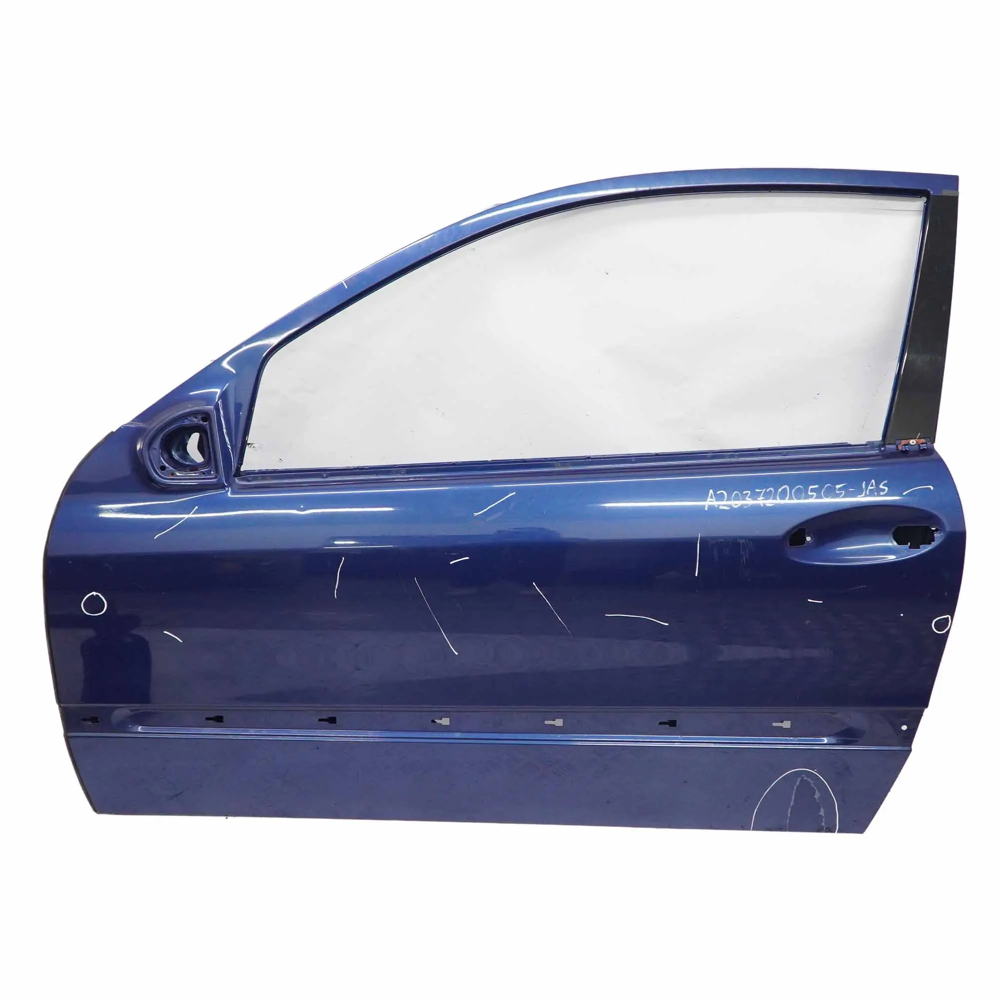 Mercedes CL203 CLC Door Front Left N/S Jaspis Blue Metallic - 345