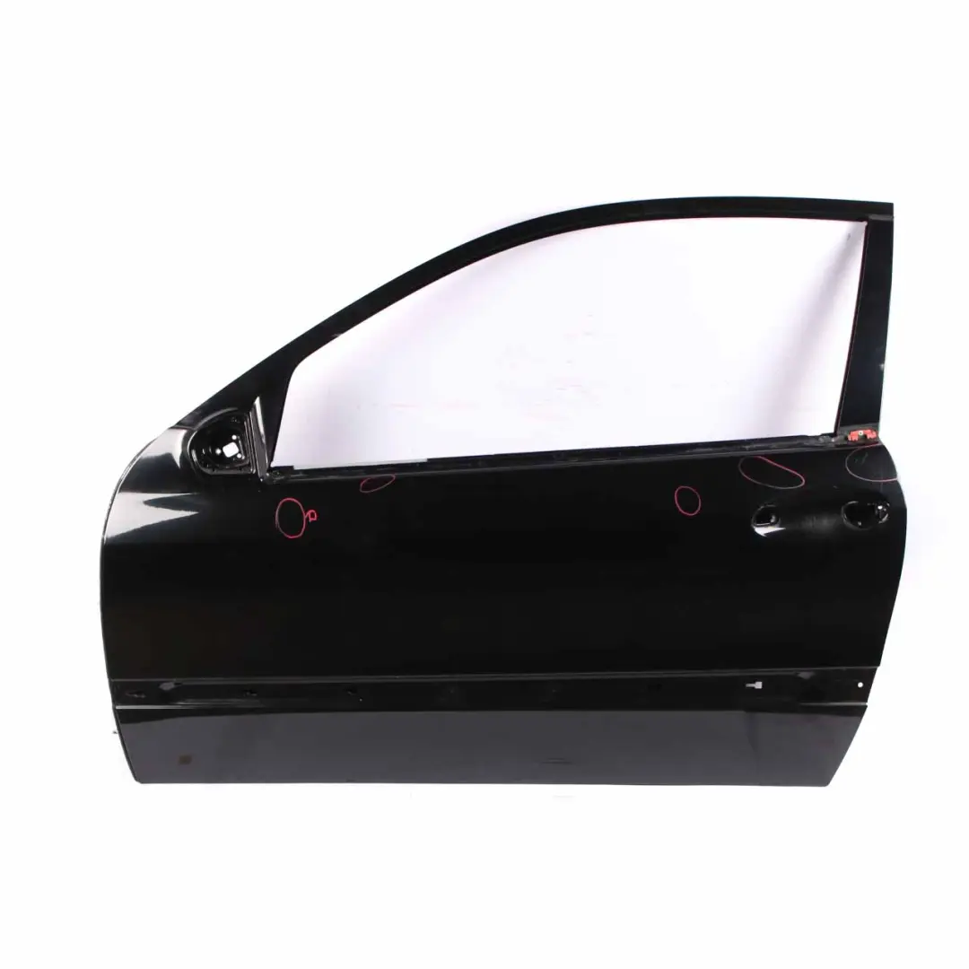 Mercedes CL203 CLC Door Front Left N/S Obsidian Black Metallic - 197