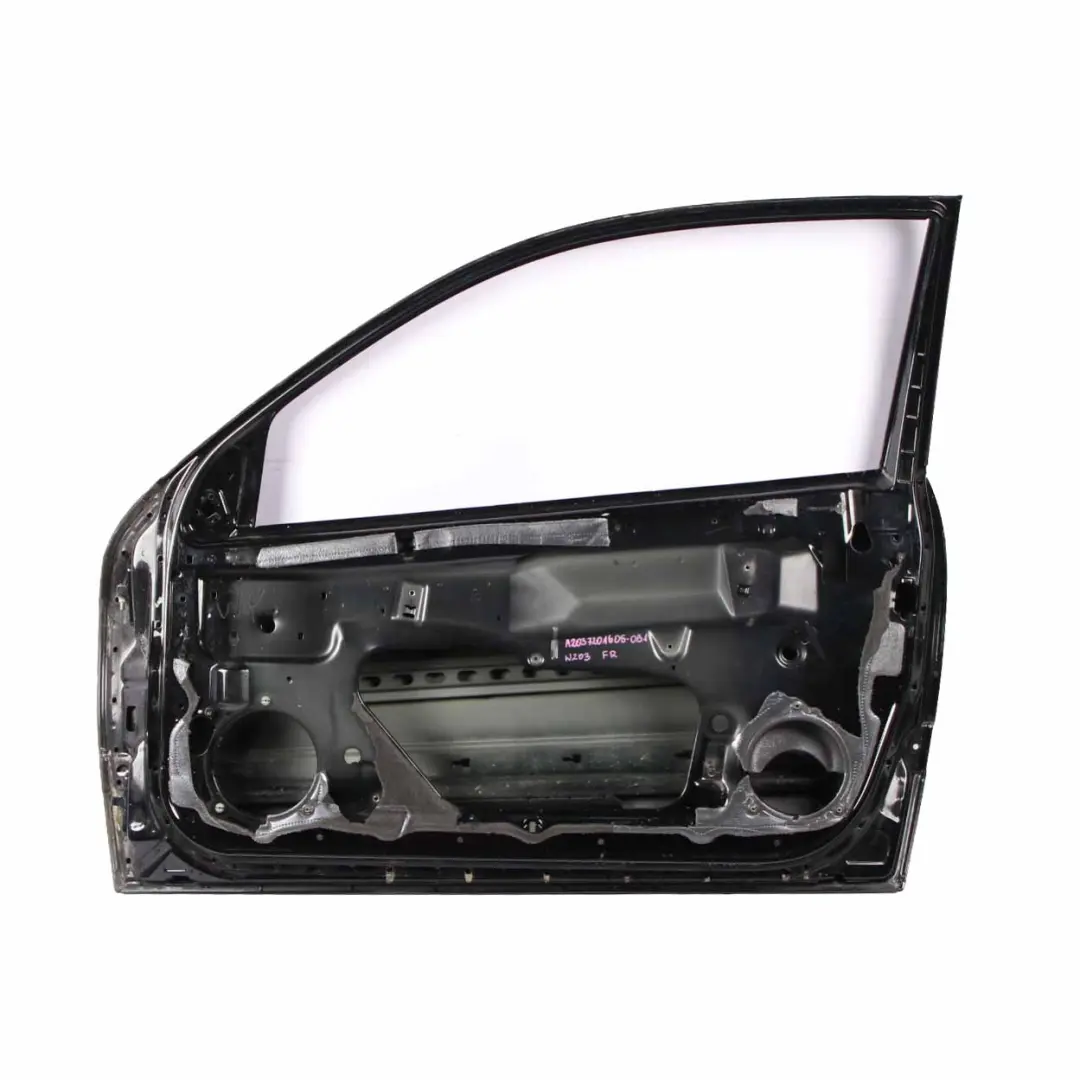 Mercedes CLC CL203 Door Front Right O/S Obsidian Black Metallic - 197U