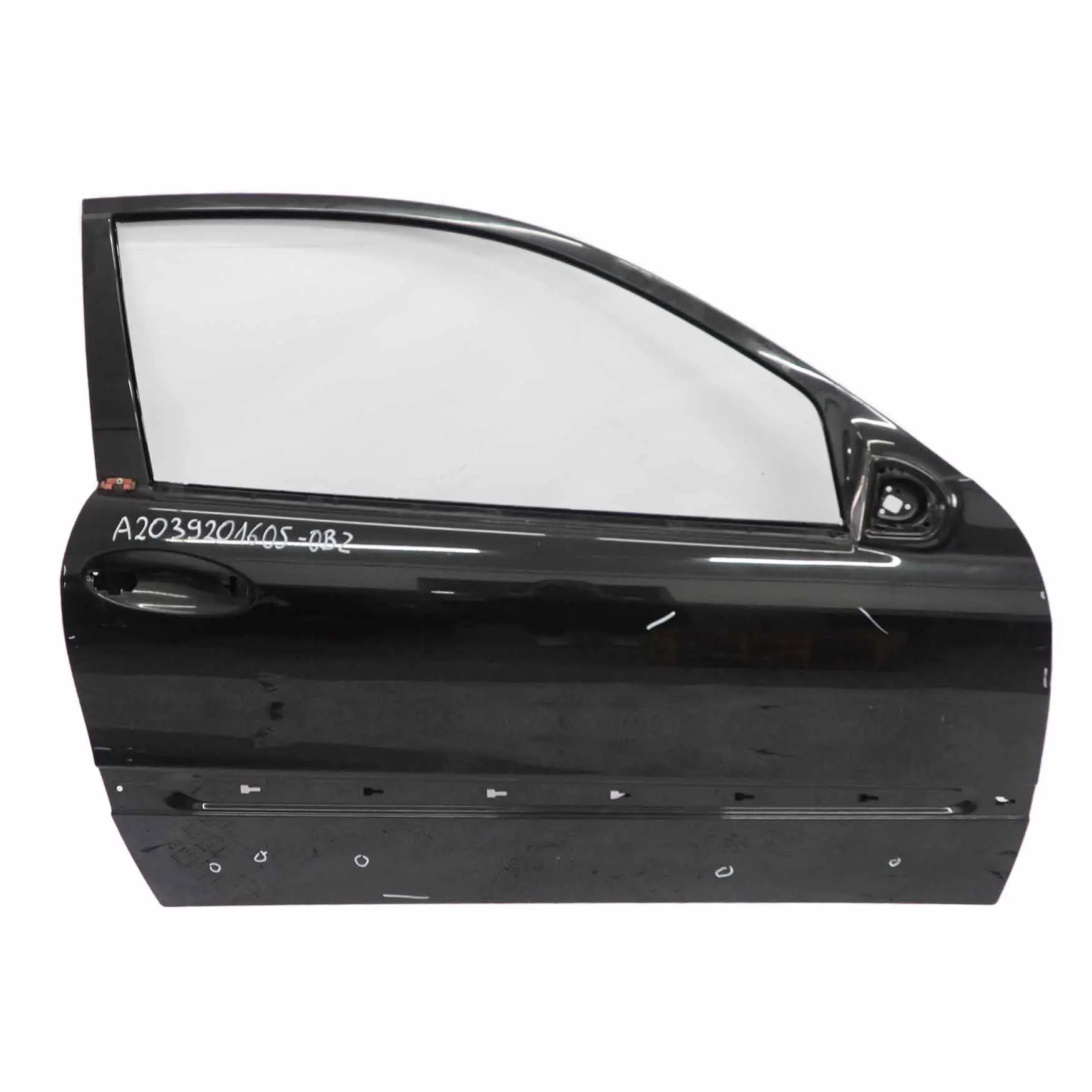 Mercedes CLC CL203 Door Front Right O/S Obsidian Black Metallic - 197