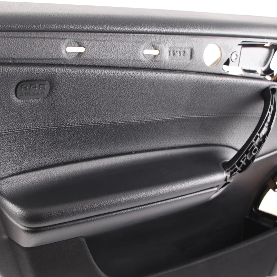 Mercedes W203 Door Card Front Left N/S Door Trim Panel Imitation Leather Black