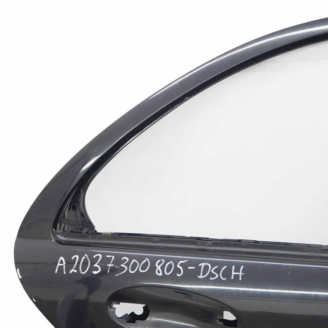 Mercedes W203 Door Rear Right O/S Diamantschwarz Diamond Black Metallic - 768