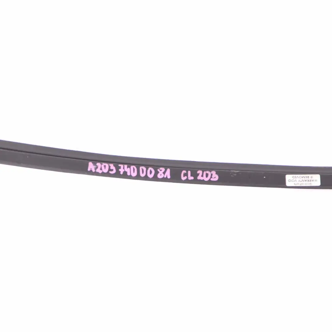 Mercedes CL203 CLC Trim Strip Rear Boot Lid Tailgate Lower Trim A2037400081