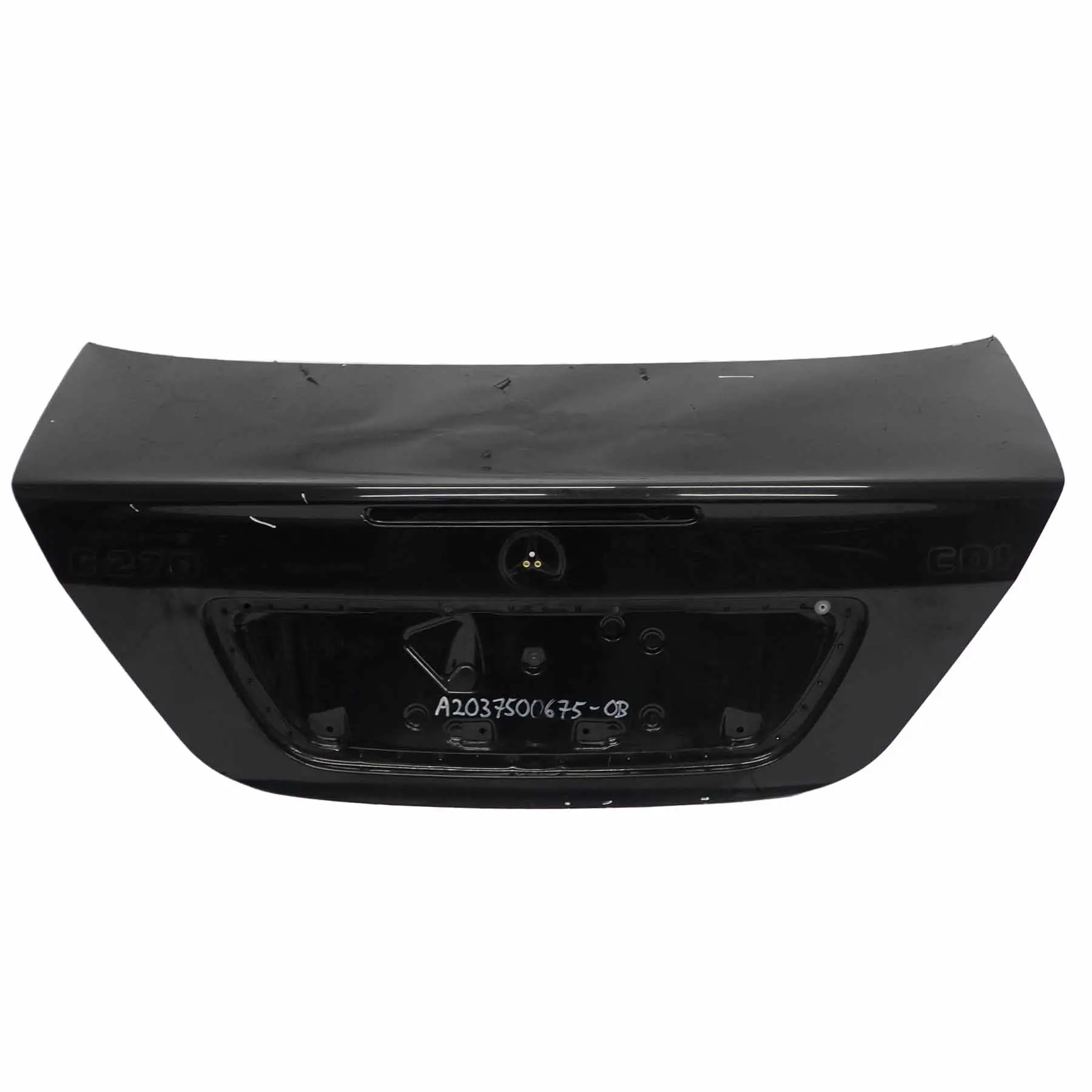 Mercedes W203 Boot Trunk Lid Tailgate Obsidian Black Metallic - 197