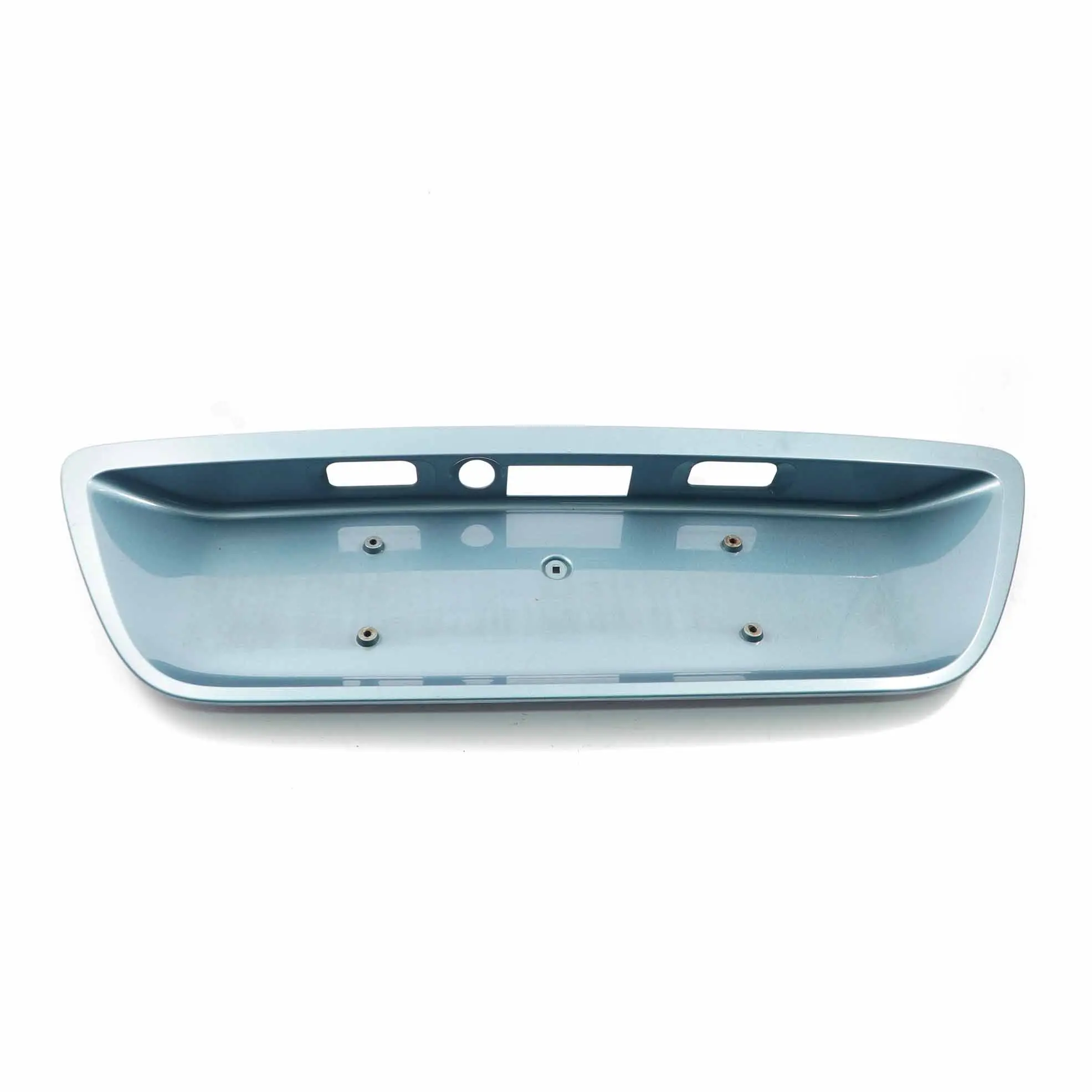 Mercedes W203 Rear Trunk Tailgate Plate Holder Aragonite Blue - 941 A2037500881