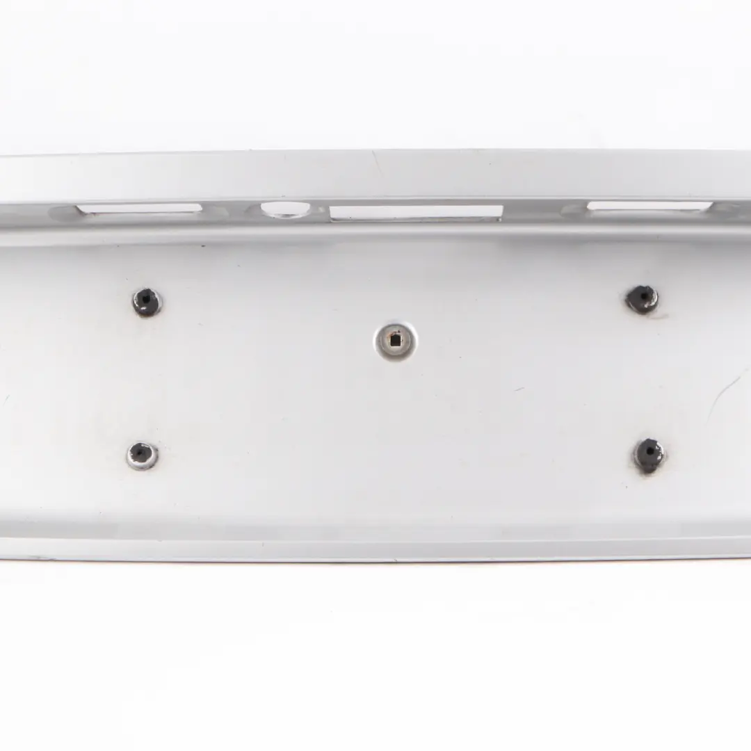 Mercedes W203 Rear Trunk Lid Tailgate Plate Holder Brilliant Silver - 744