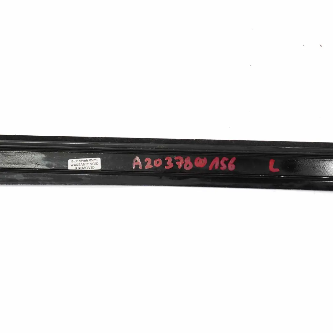 Mercedes CLC CL203 Techo Rail Izquierda Cubierta Recortar Negro A2037800156