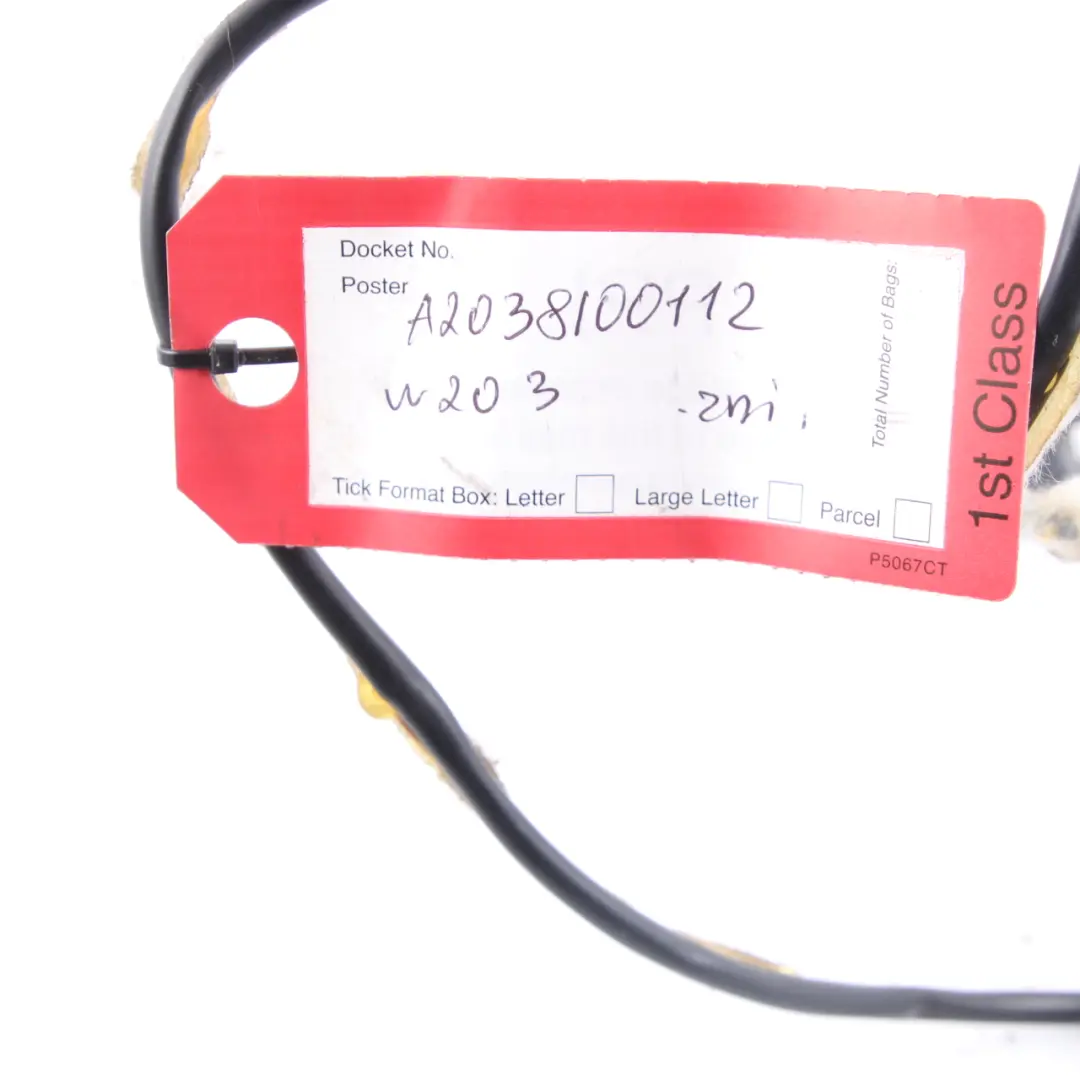 Mercedes W203 W209 Roof Light Lamp Sun Visor Wiring Cable Loom A2038100112
