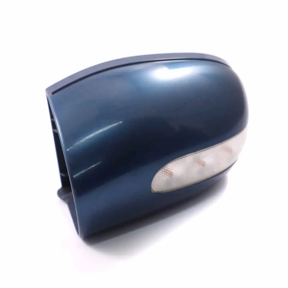 Wing Mirror Cover Mercedes W203 Left N/S Cap Casing Trim Jaspisblau Blue 345