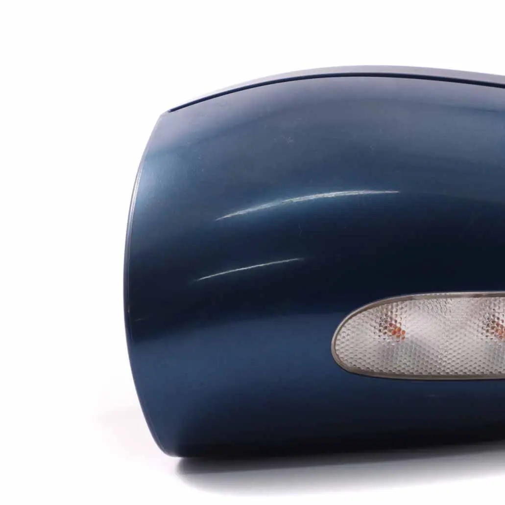 Wing Mirror Cover Mercedes W203 Left N/S Cap Casing Trim Jaspisblau Blue 345