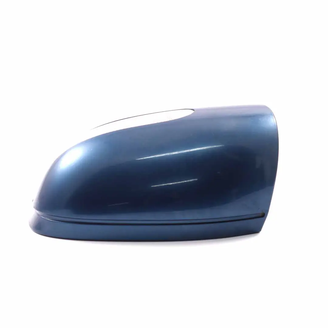 Wing Mirror Cover Mercedes W203 Left N/S Cap Casing Trim Jaspisblau Blue 345